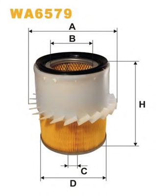 WIX FILTERS wa6579 -  Воздушный фильтр